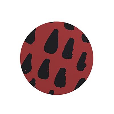 Questo Casa, Tapis de Souris Rond imprimé numérique avec Fond antidérapant pour Bureau et Maison Diamètre 22 cm