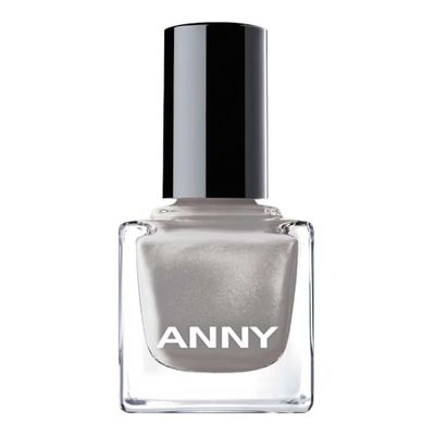 ANNY Nail Polish – högkvalitativt färgnagellack med långvarig glans, okrossbart och snabbtorkande, färg: Glam Jam – delikat grå – 15 ml
