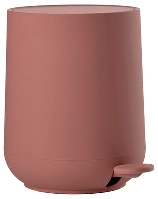 ZONE DENMARK Nova Poubelle à pédale Dia 20,5 x 23,5 cm 3 litre Peach Red