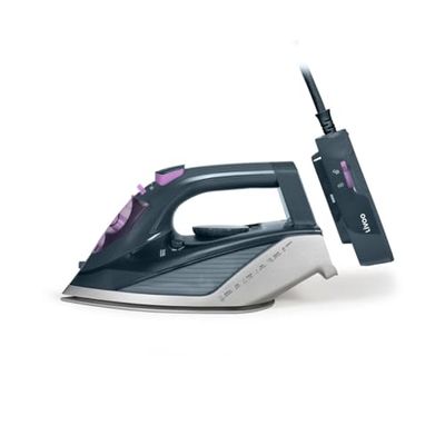 Livoo - Draadloos strijkijzer DOM483 – met of draadloos, keramische zool, 2200 W, capaciteit 350 ml, regelbare thermostaat, stoomstroom 0 tot 30 g/min