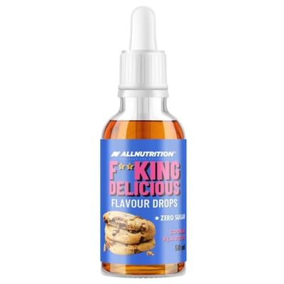 Allnutrition Fitking Delicious Flavour Drops, Cookie - 50 ml.