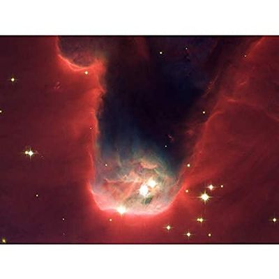 Wee Blue Coo Cone Nebula Space Hubble Large Art Print Poster Wall Decor 18x24 inch