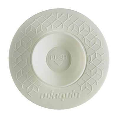 Wirquin 30722337 Bouchon et filtre universel Uppy adapté aux évacuations évier, lavabo, baignoire, blanc