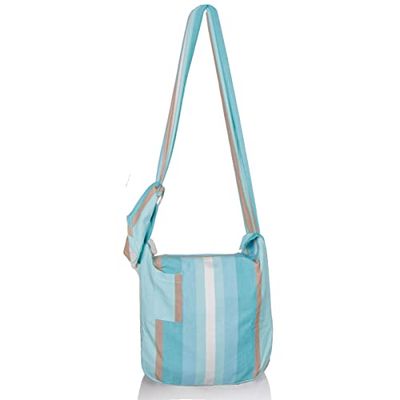 HOPPEDIZ Umhängetasche Brest Messenger Bag 145 cm Beige (Brest)
