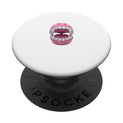Modelo de dientes de boca abierta PopSockets PopGrip Adhesivo