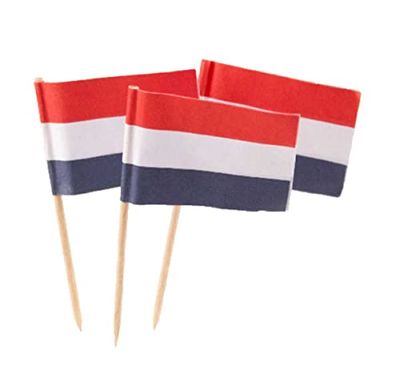 Folat - Cueilleurs de fête Drapeau néerlandais - 50 pièces