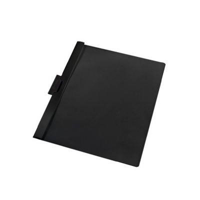 Herlitz A4 Spine Clip File with 30 Sheets Capacity - Black (5 Pieces)