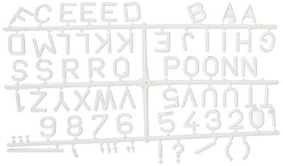 Legamaster lettres et chiffres assortiment complémentaire 20mm 280pcs