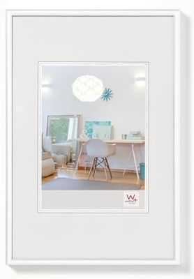 walther design Moldura para fotos branca 29,7 x 42 cm (DIN A3) moldura de plástico New Lifestyle KV342W