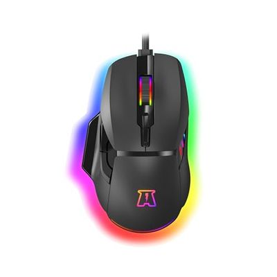 AKUMA OTAKU M05 12800 DPI RGB Programmable Gaming Mouse - Black