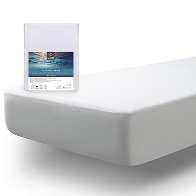 Tural Protège Matelas 100x190/200cm Anti-acariens Respirant Certifié Oeko-TEX Imperméable Blanc