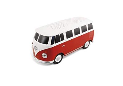 BRISA VW Collection - Altavoz portátil Bluetooth inalámbrico Volkswagen T1 Camper Bus (Escala: 1:20/Bus Clásico/Rojo)
