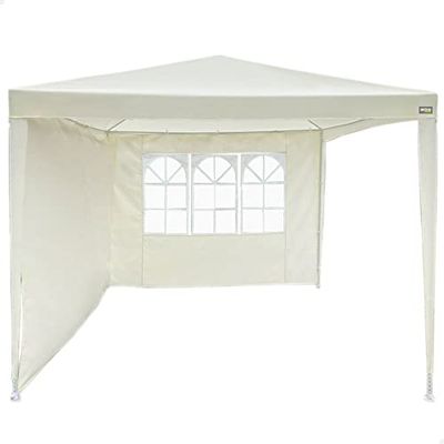 Aktive 61049 - Tonnelle de Jardin - Tente d'extérieur - 270 x 270 x 255 cm - Montage Facile - Tonnelle de Jardin