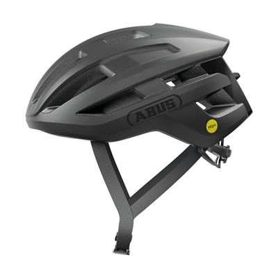 ABUS cykelhjälm PowerDome MIPS – Lättviktshjälm med smart ventilationssystem och stötskydd – Made in Italy – För män och kvinnor
