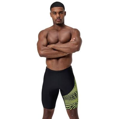 Speedo Medley Logo Jammer voor heren | Zwemoefeningen | Technische stof | Atletisch ontwerp badmode (Pack van 1)