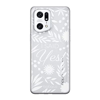 ERT GROUP mobiltelefonfodral för Oppo FIND X5 PRO originalt och officiellt licensierat Babaco mönster I said Yes! 002 optimalt anpassad till formen på mobiltelefonen, gedeeltelijk transparant