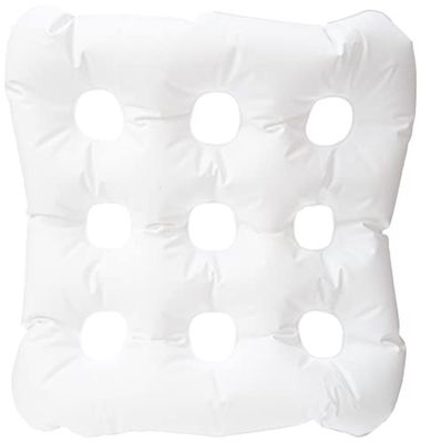 HOMECRAFT Inflatable Bath Cushion – Waterproof Support Pillow for Bathtub, Soft & Comfortable, Suction Cups for Stability, Lightweight & Portable, Ideal for Elderly, Pain Relief & Relaxation