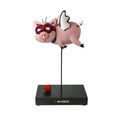 Goebel Figurka Ed Heck When Pigs Fly - Pop Art