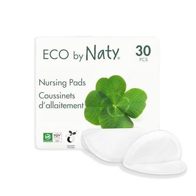 Eco By Naty Wkładki Laktacyjne, Biały, 30 szt.