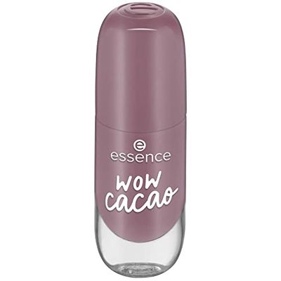 essence gel nagelfärg, nagellack, nr 26, brun, långvarig, expressresultat, snabbtorkande, glänsande, färgintensiv, acetonfri, vegansk, utan mikroplastiska partiklar, utan parfym, 1-pack (8 ml)