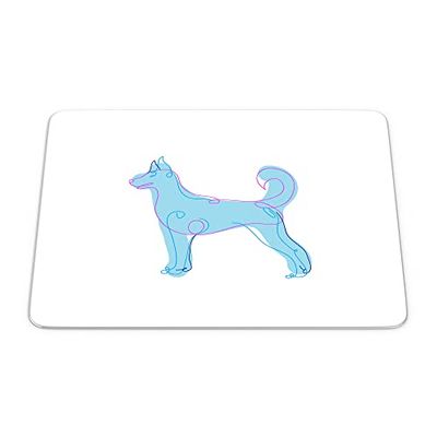 Bonamaison, Tapis de Souris Rectangle Imprimé Numériquement, Fond Antidérapant, pour Bureau et Maison, Taille: 22x18cm