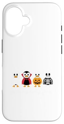 Just a Spooky Goose Creeping Through the Shadows Halloween Case for iPhone 16