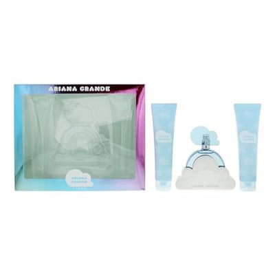 Ariana Grande Cloud 3 Piece Gift Set: Eau De Parfum 100ml - Body Souffle 100ml - Bath & Shower Gel 100ml 100ml+