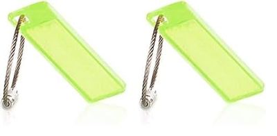 Lifesystems Glow-In-The-Dark Key Ring Marker To Locate Kit Easily In The Dark, Green (Pack of 2)