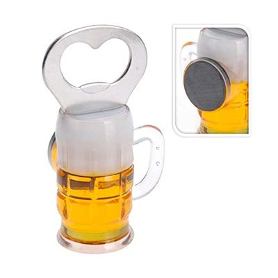Magnetische flesopener met handvat 4 cm x 9 cm
