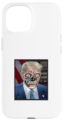 United States US USA Leader Zombie Alien Horror Graphic Case for iPhone 15