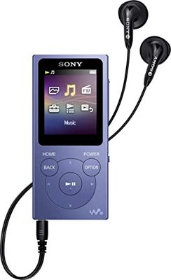 Sony NW-E394 Walkman 8 GB (lagring av foton, FM-radio-funktion) blå