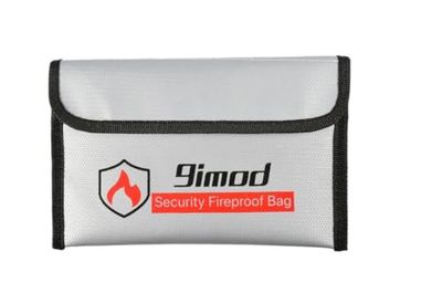 YUNIQUE GREEN-CLEAN-POWER Borsa di Sicurezza per Batterie RC | Custodia Protettiva Anti-Esplosione Lipo | Sacca di Ricarica Resistente al Fuoco, Dimensioni 205x130mm