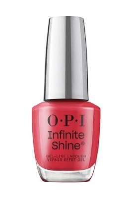 OPI Infinite Shine Nail Polish - Dutch Tulips - Gel Like & Long Lasting Pink Red Nail Polish - with Pre-Cured Gel Technology & OPI Pro-Wide Brush (15ml)