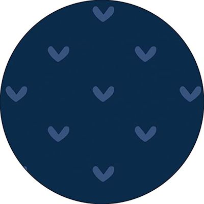 Bonateks, Runt digitalt tryckt musmatta, halkfri undersida, för kontor och hem, diameter: 22 cm