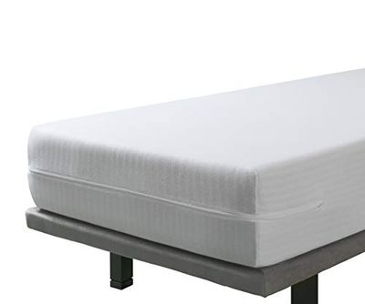 Savel - Funda de Colchón elástica y Transpirable | 150 x 190/200cm | Protector/Cubre colchon Ajustable con Cremallera. Tejido Resistente de algodón. Matrimonio 150cm | Alturas de colchón hasta 30cm