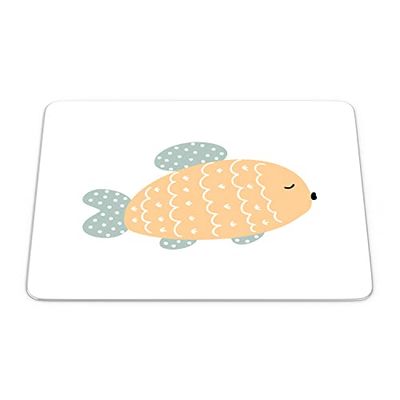 Bonamaison, Rectangle Pop Art Digital Printed Mouse Pad, Non-Slip Base, for Office and Home, Size: 22 x 18 cm