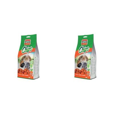 Riga Chips Carottes Friandises pour Rongeur 50 g (Lot de 2)