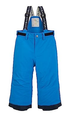 first instinct by killtec Pantaloni da Sci per Bambini con Bretelle e paraneve FISW 48 MNS Ski PNTS, Royal, 86, 39989-000