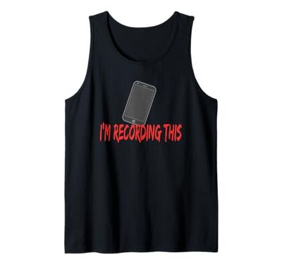 Estoy grabando Esto - Teléfono Inteligente Camiseta sin Mangas