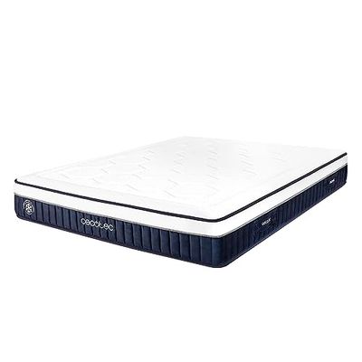 Cecotec Colchón Híbrido Flow CecoFresh 2700 CoolConfort Hybrid 90x200. Multicapa, Núcleo de Muelles Ensacados y Tecnología CoolConfort, Sensación Refrescante, Firmeza Alta, Altura 27 cm