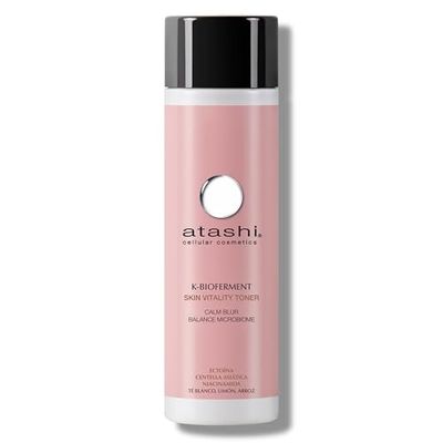 Atashi K-Bioferment | Skin Vitality Toner | Tonico lenitivo per pelli sensibili | Rigenera, Idrata ed Equilibra il Microbioma | Ectoine, Centella Asiatica e Niacinamide | 250 ml