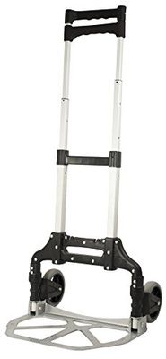 Pavo - 75 kg pliable pour chariot de transport/diable – Argent/Noir