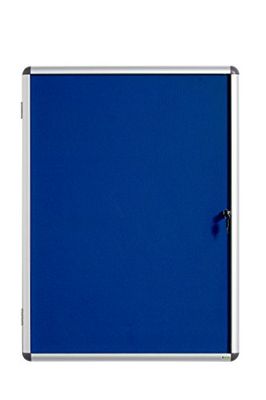 Bi-Office Earth Enclore Vetrina in Feltro, Blu, 981x1160 mm