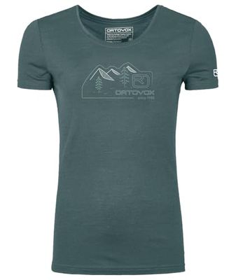 ORTOVOX 150 Cool Vintage Badge TS W Dark Arctic Grey 40 Femme
