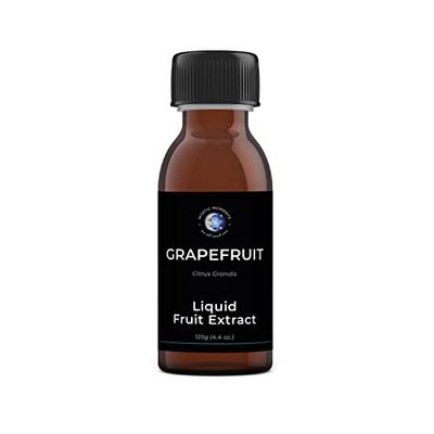 Mystic Moments | Grapefruit - Liquid Fruit Extract 125g | Perfect for Skin Care, Creams, Lotions and DIY beauty products Vegan GMO Free
