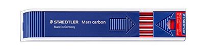 Staedtler Mars Lumochrome 204-2 - Carcasa de Recambio con 12 Recambios, Color Rojo