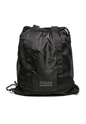Urban Classics Sac de Gym Multifonction Ripstop recyclé, Mixte, Noir, Einheitsgröße