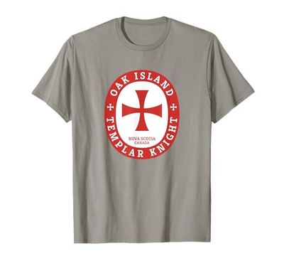 Oak Island Templar Knights Treasure Gift Shirt T-Shirt