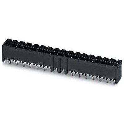 PHOENIX CONTACT CCVA 2.5/16-G P20 THR - Barra di base per circuiti, sezione nominale 2,5 mm², nero, numero di connettori 16, famiglia di articoli CCVA 2,5/..-G, dimensioni griglia 5 mm, 52 pezzi