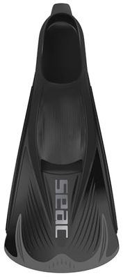 SEAC Speed-S Palme chaussante pour Natation, Noir